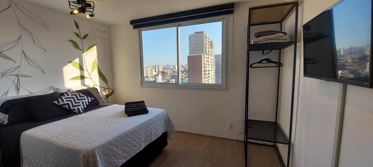 Studio - O Seu Melhor Lugar No Bras 200 Mts Metro Sao Paulo Exterior photo
